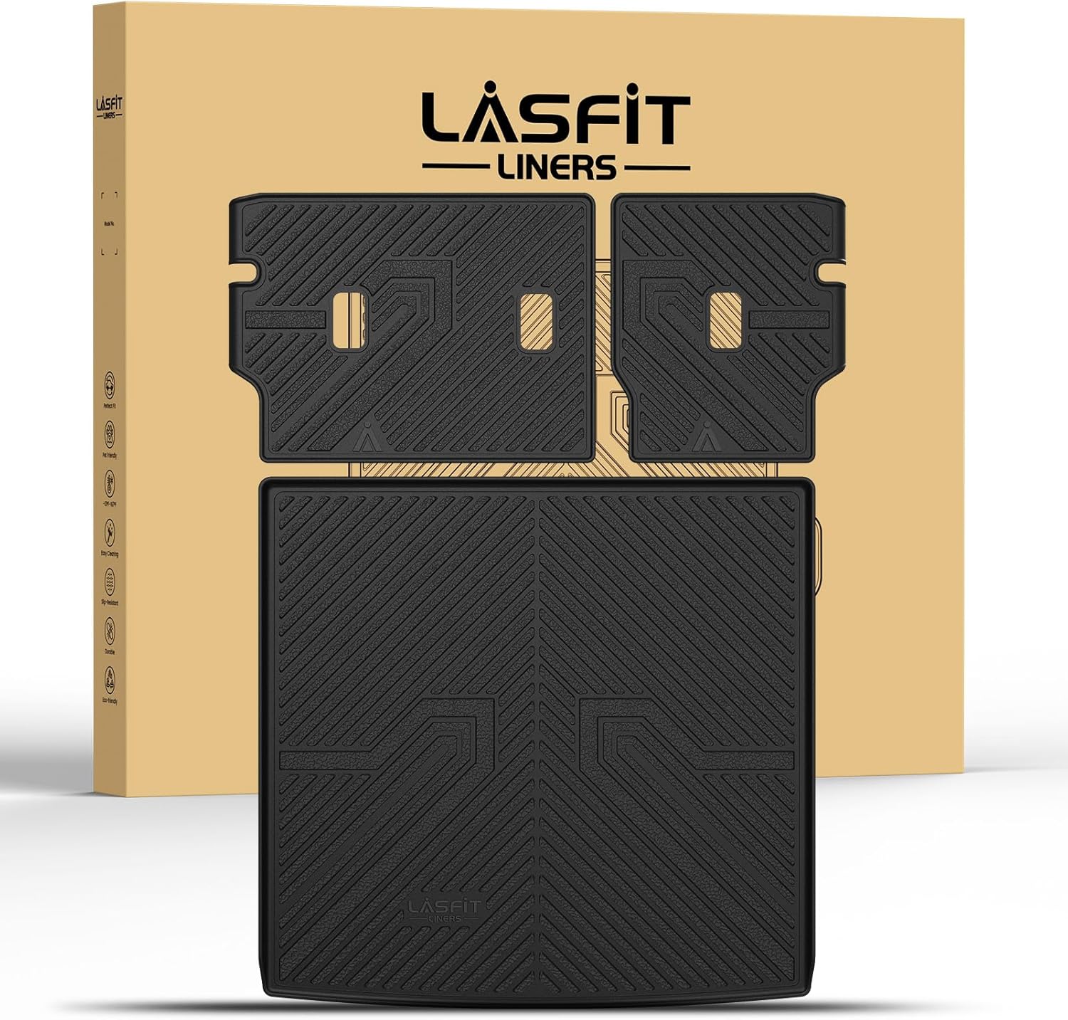 LASFIT Cargo Mat for Honda Passport 2026 - All Weather TPE Fit