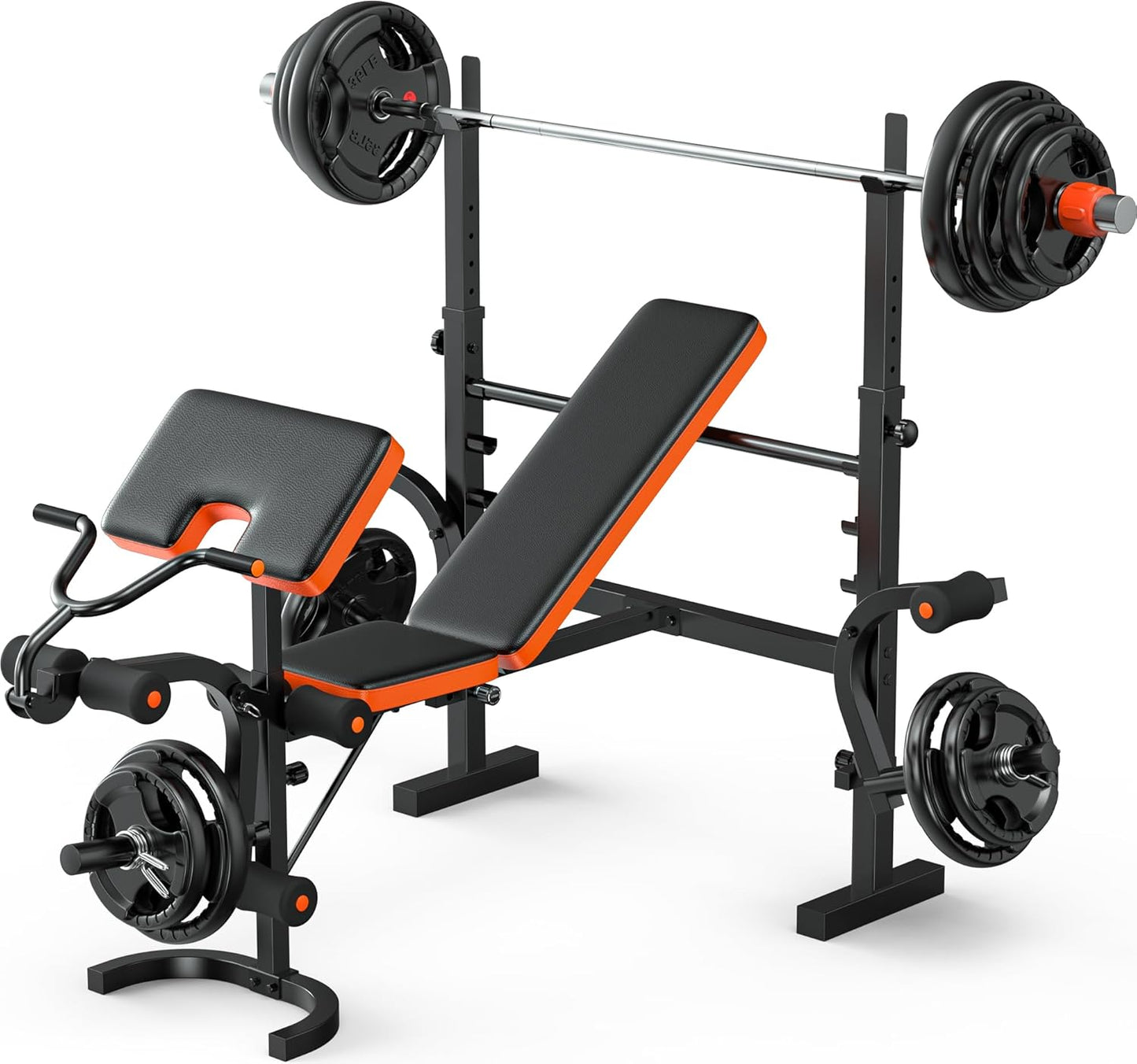 XDDIAS Weight Bench Set for Home Gym - 6 in 1 Adjustable Bench