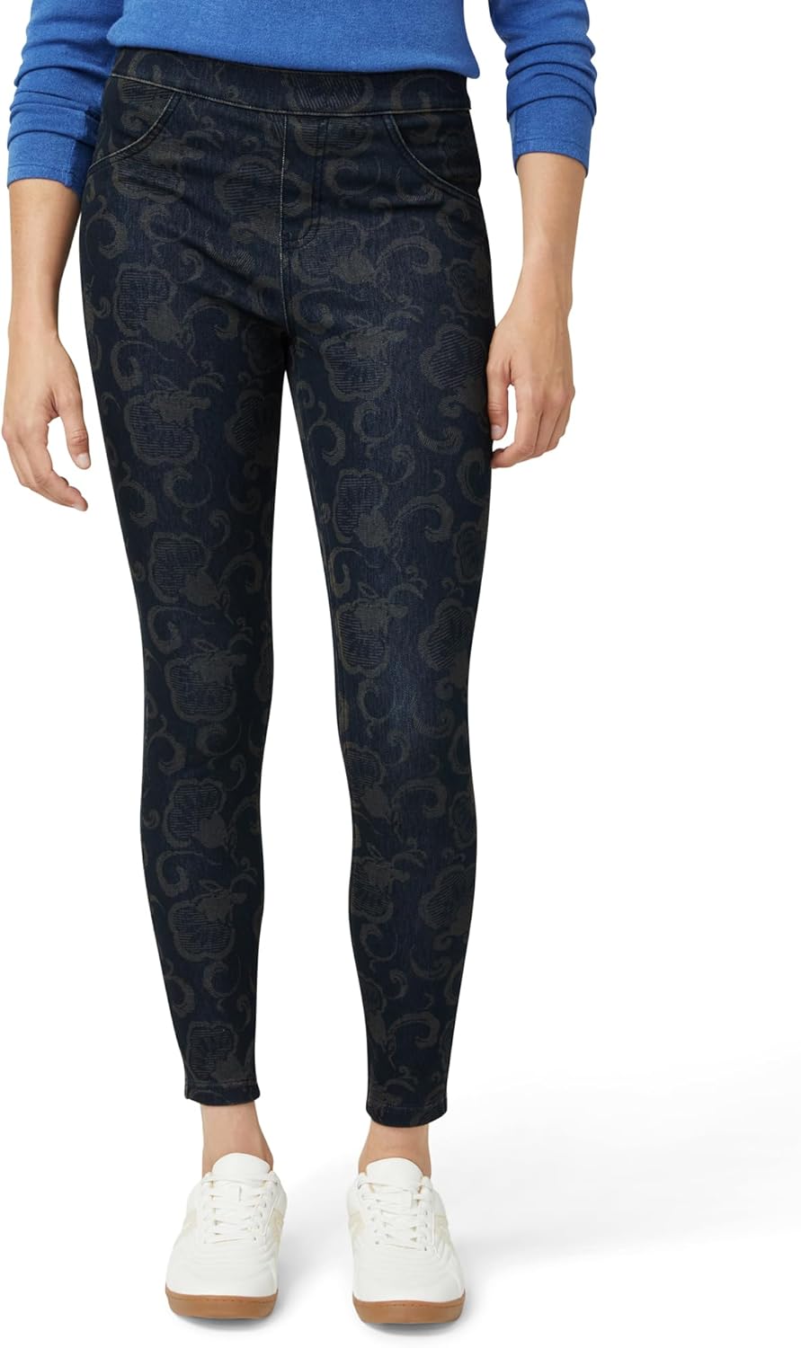 HUE Women's Ultra Soft High Waist Denim Leggings for Comfort