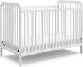 Storkcraft Pasadena 3-in-1 Convertible Crib (White) - Modern Nursery