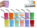 3 oz Mini Tumbler Shot Glasses - Colorful Sublimation Cups