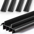 Replacement Door Bottom with Vinyl Fins 36in Long Kerf Seal - 4 Pack