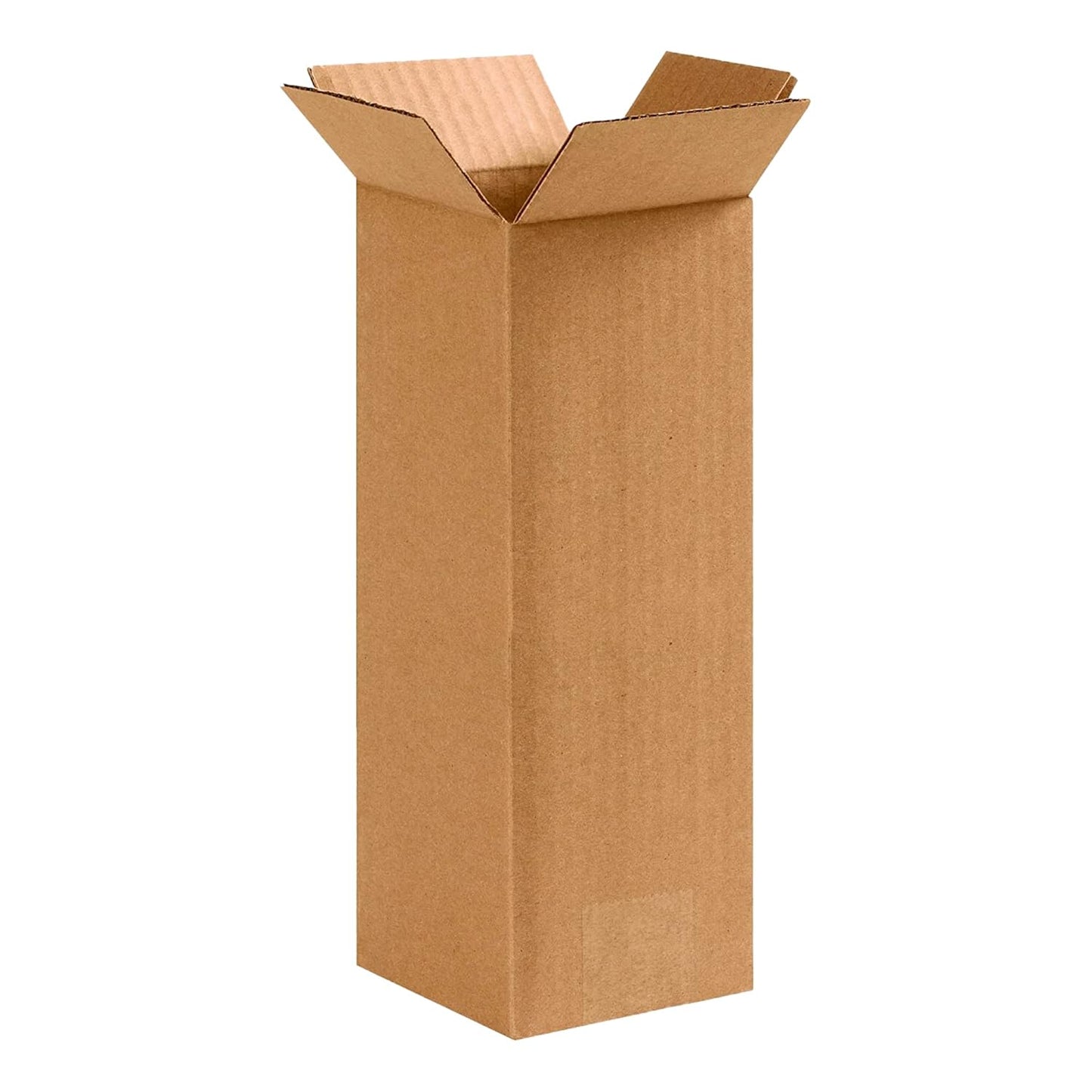 BOX USA 4x4x10 Tall Corrugated Boxes for Moving and Storage