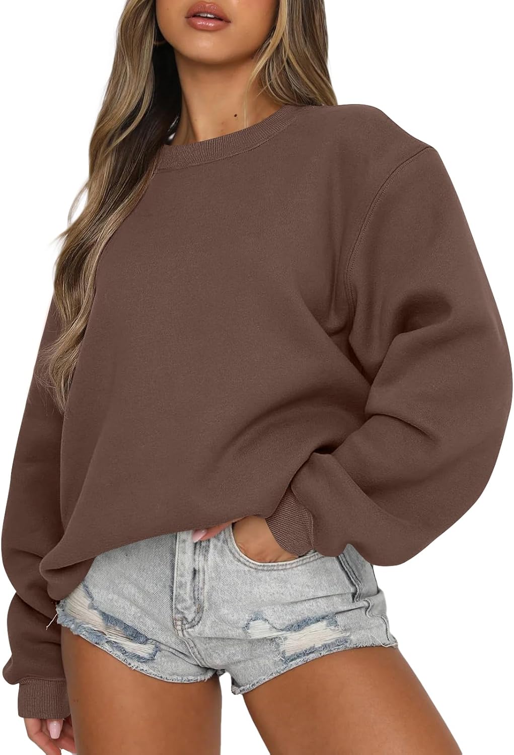 EFAN Womens Oversized Crewneck Sweatshirts for Fall Fashion