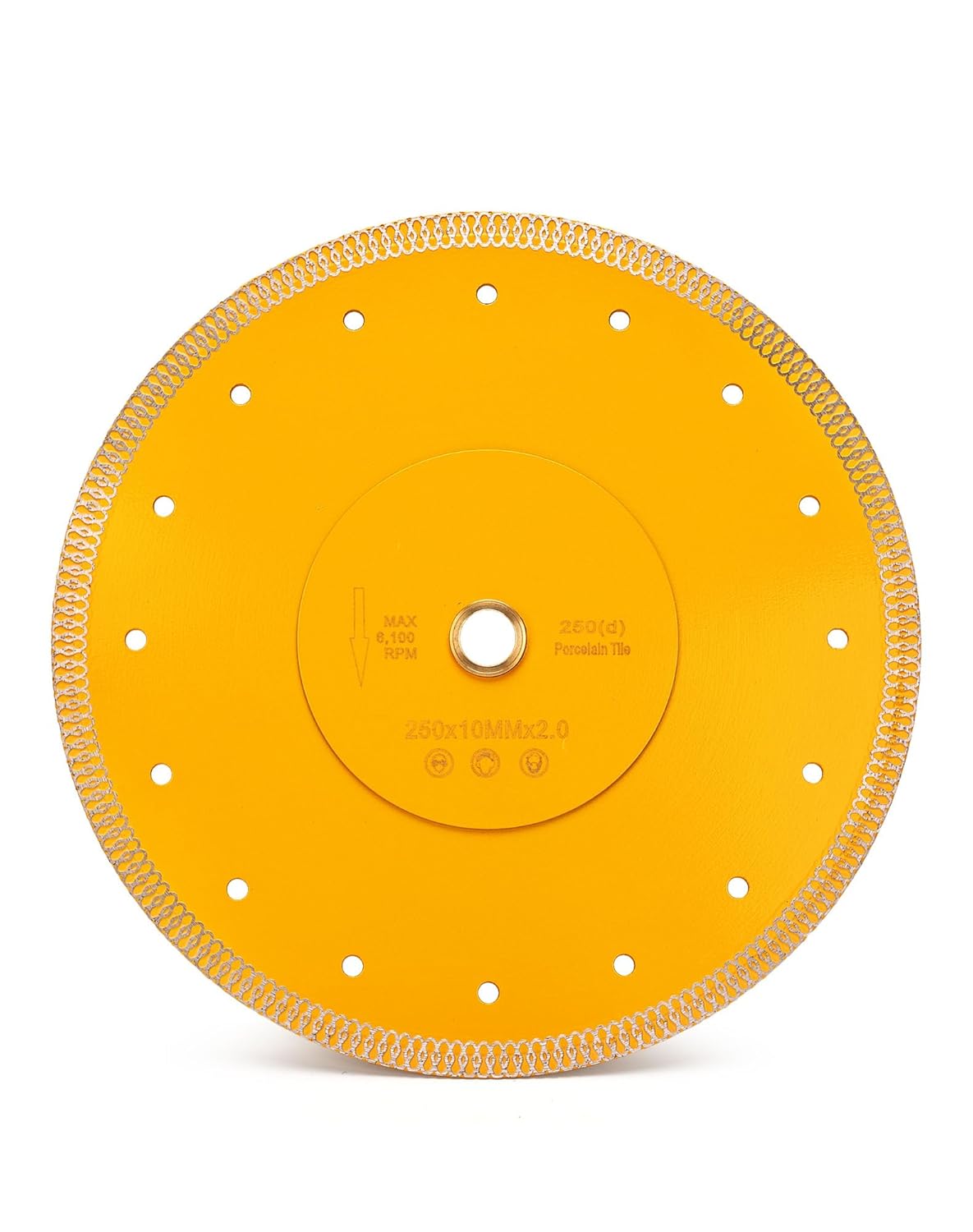 10 Inch Super Thin Wet Diamond Porcelain Saw Blade for Cutting