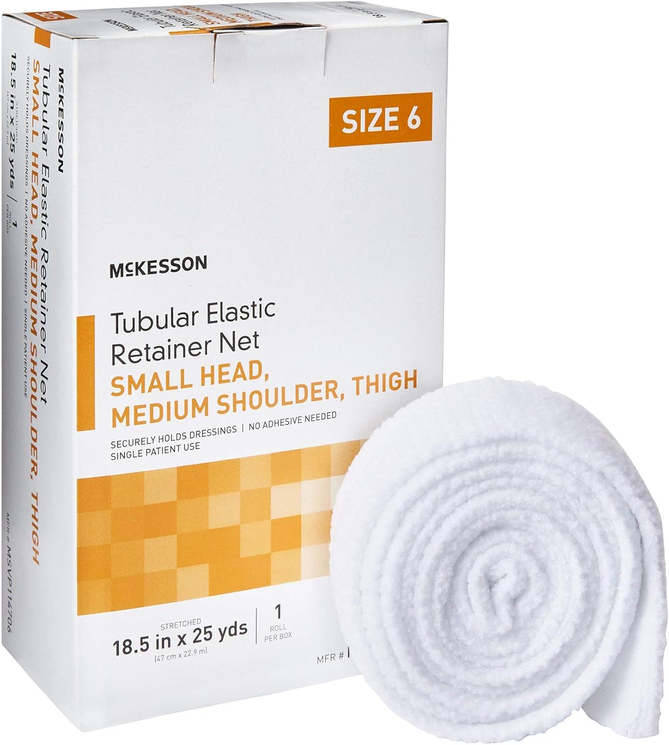McKesson Tubular Elastic Retainer Net Dressing for Wound Care