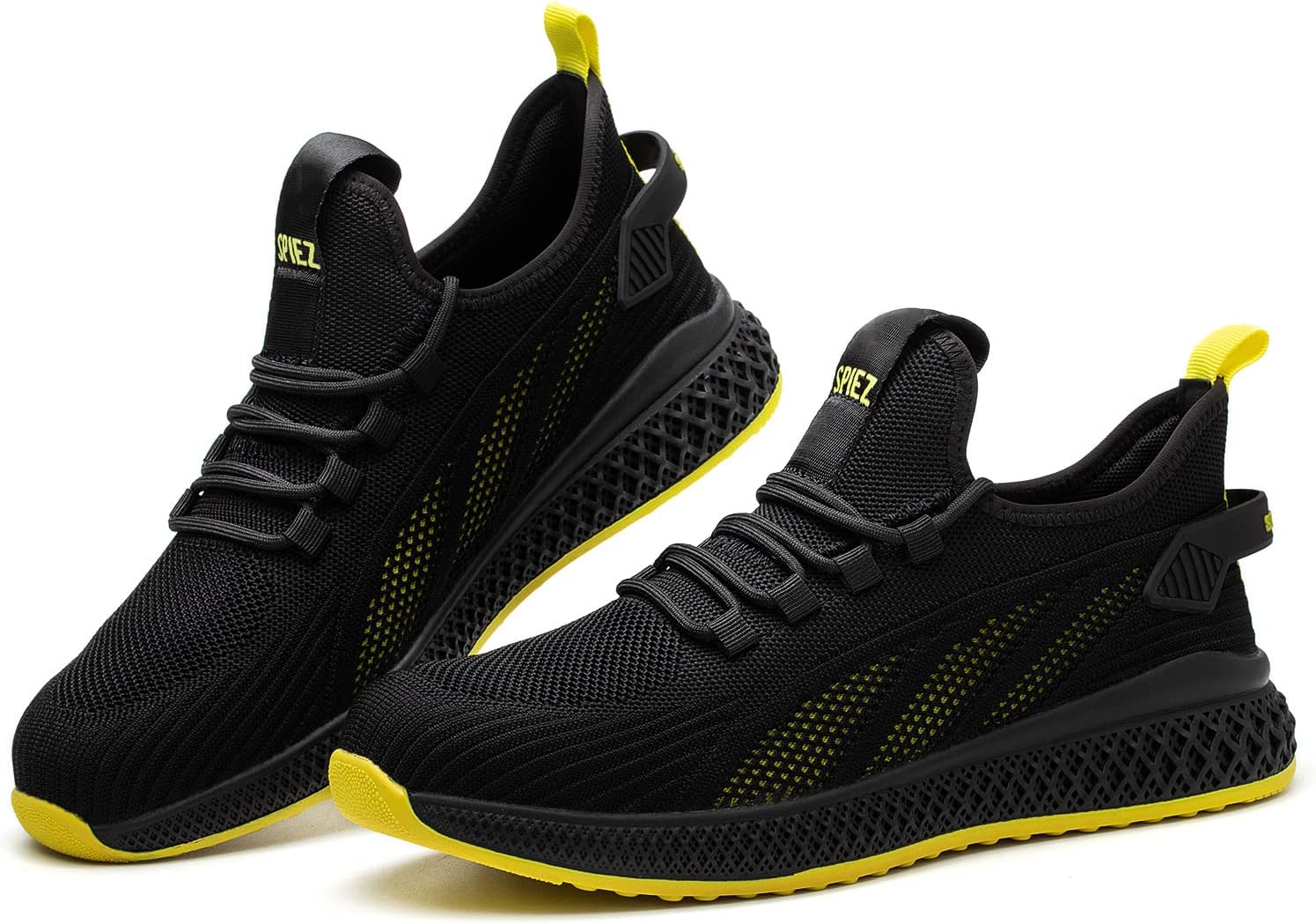 SPIEZ Unisex Safety Shoes: Comfortable, Breathable Work Sneakers