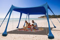 Beach Tent Sun Shelter 10 x 10 ft - Stable UPF 50+ Shade