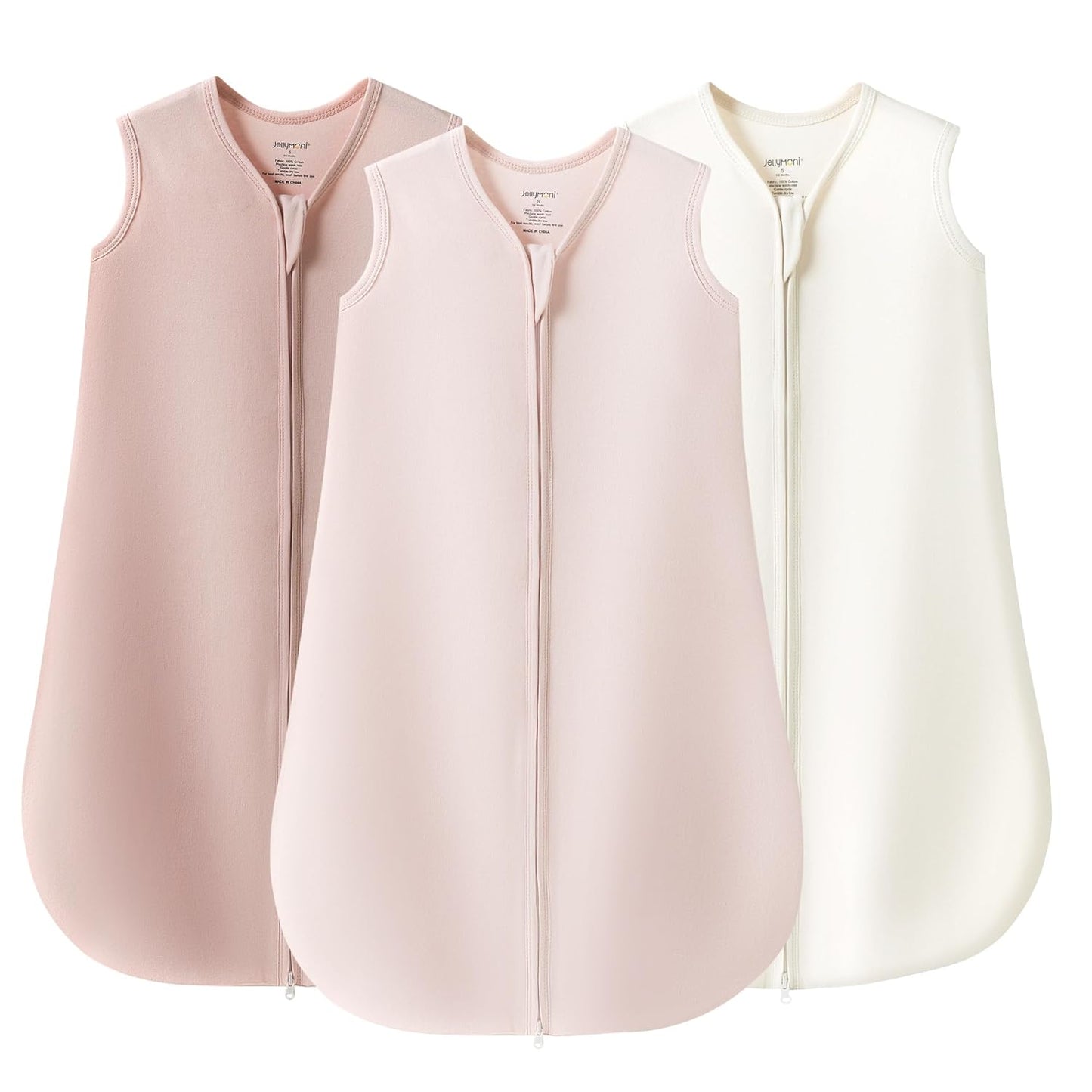JELLYMONI Baby Sleep Sack for 6-12 Months - 100% Cotton Comfort