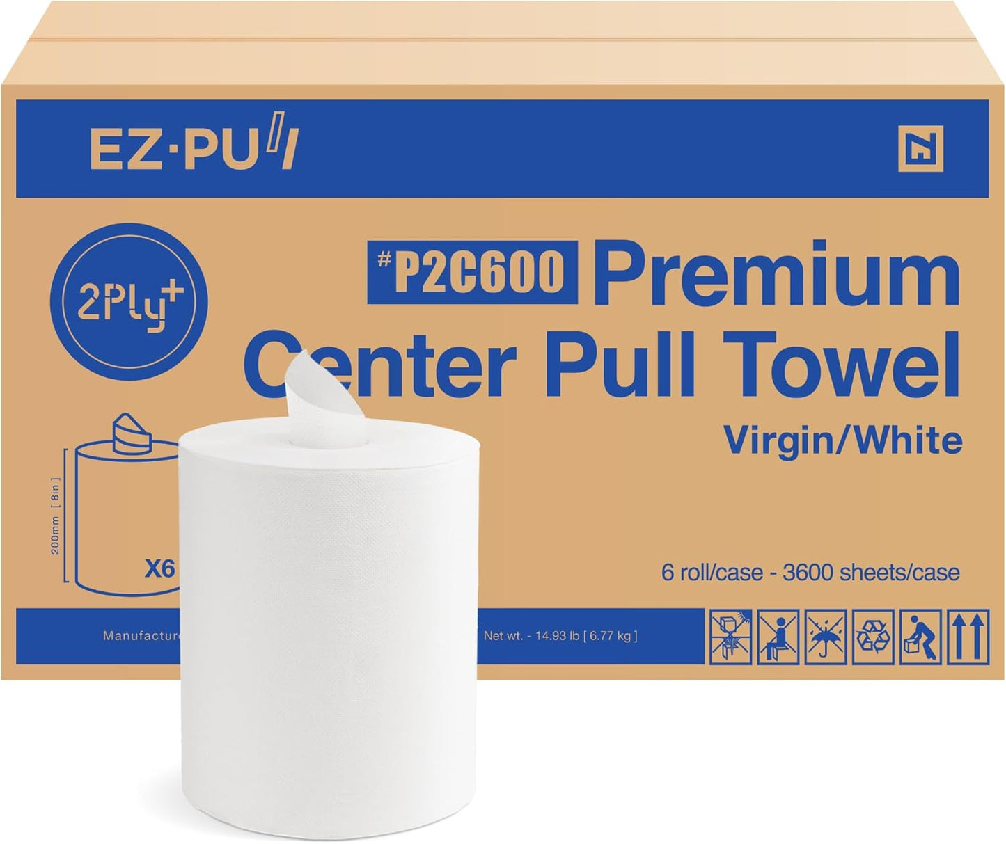 EZ-Pull Premium 2ply Centerpull Paper Hand Towels for Hygiene