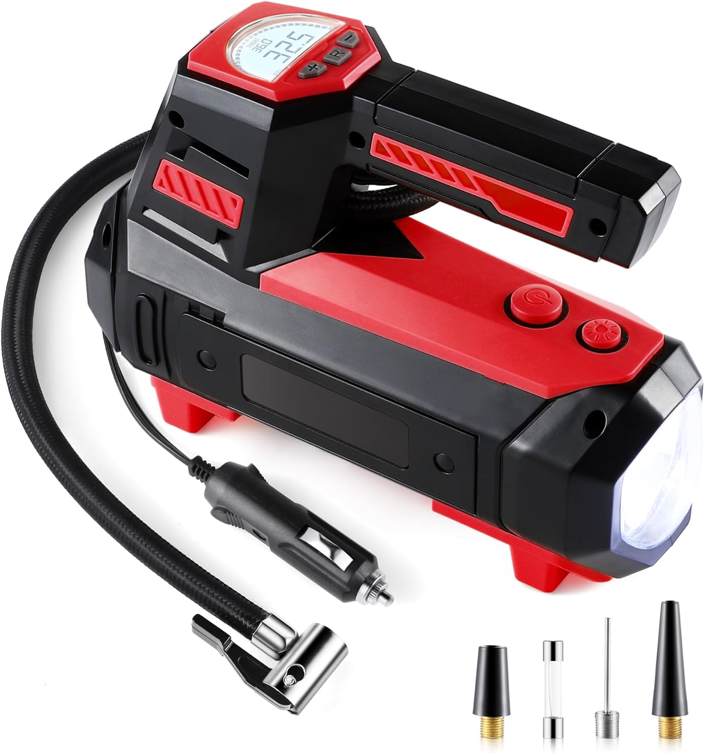 LivTee Portable Air Compressor - Max 150 PSI for Instant Inflation