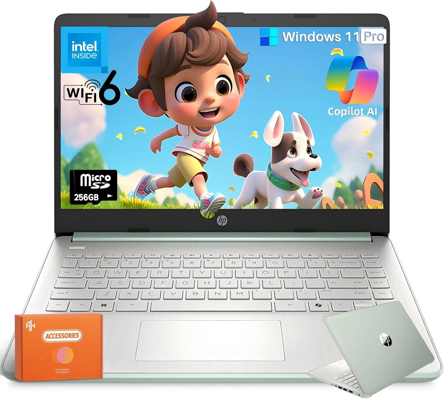 HP 2025 14 Inch Laptop for Students and Business Professionals