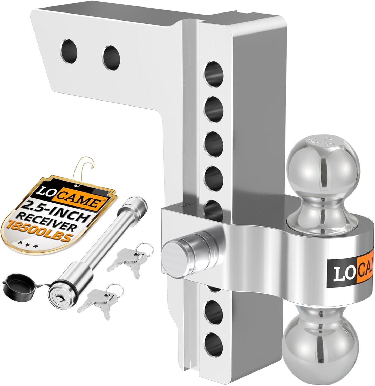 LOCAME Adjustable Trailer Hitch for Heavy Duty Trucks