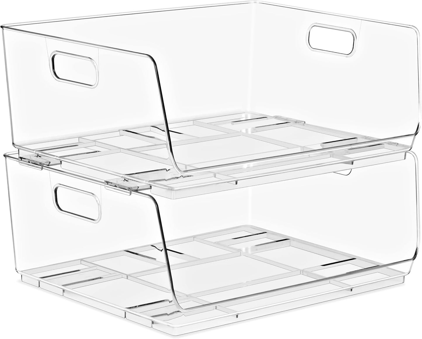 Sorbus Stackable Storage Bins for Kitchen Organization