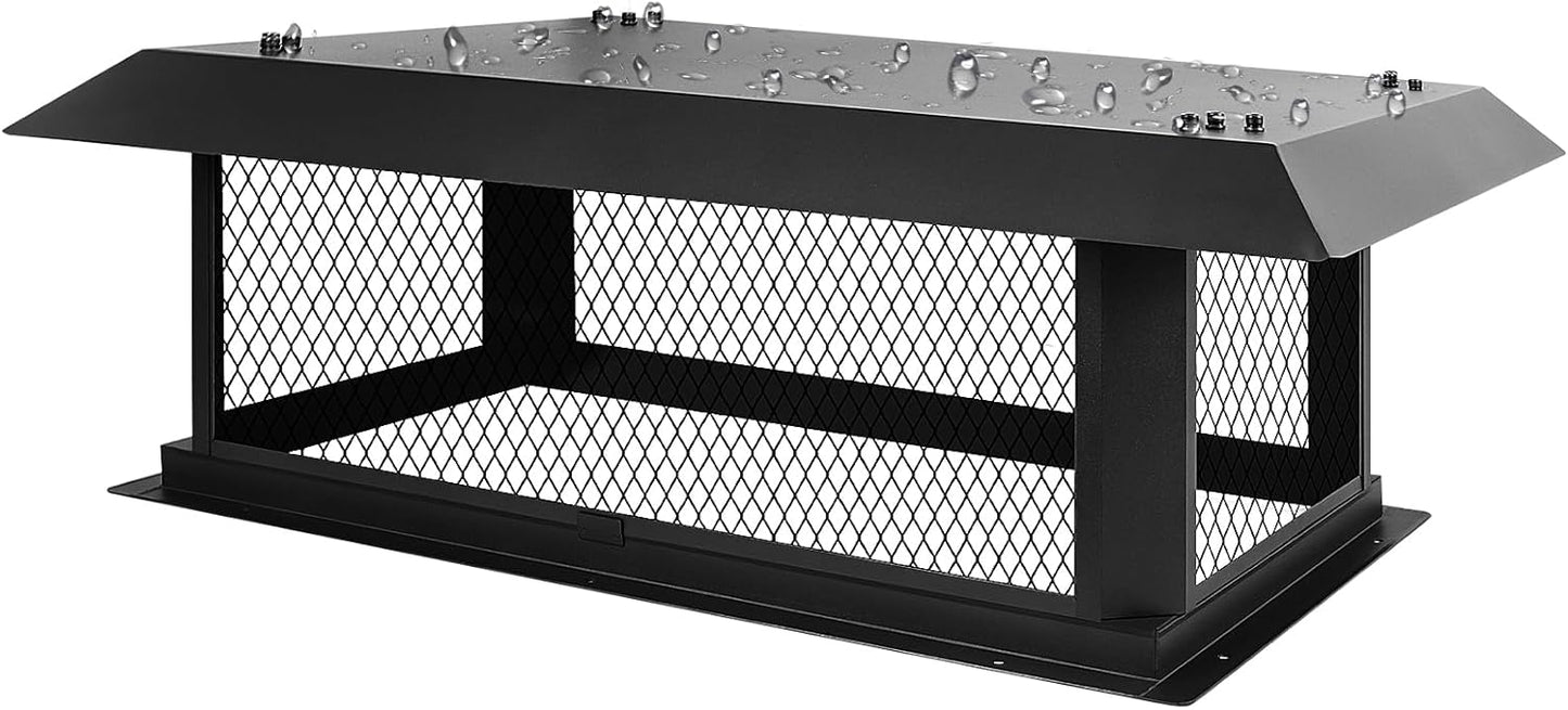 Chimney Cap Cover for Outside 17x29, Durable Ventilation Solution