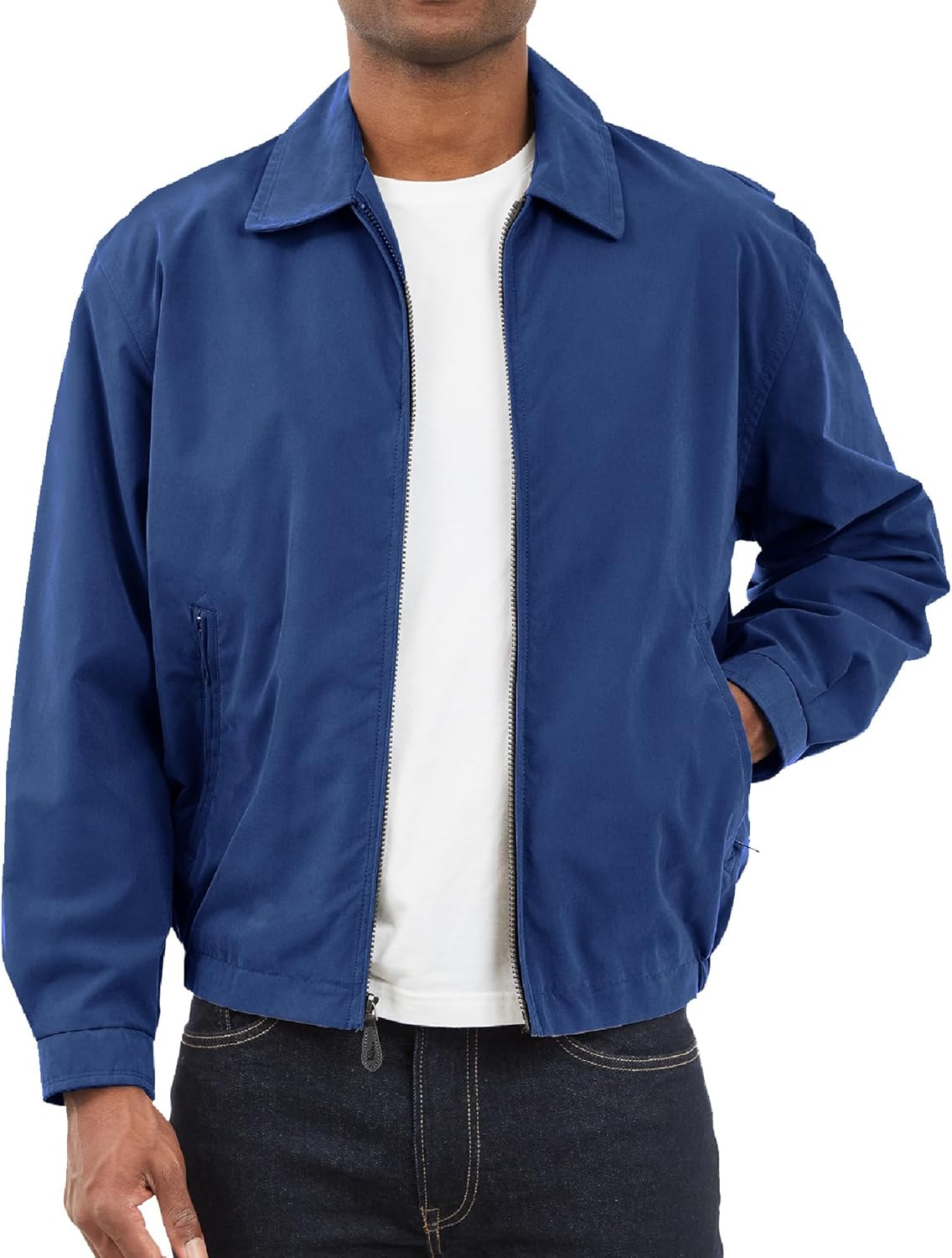 London Fog Men's Auburn Zip-Front Golf Jacket for All Seasons