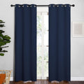 NICETOWN Blackout Curtain Panels Navy 34 x 84 in - Energy Saving