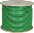 Vertical Cable Cat6A 10G Shielded 1000ft Bulk Ethernet Cable - Green