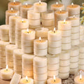 Soy Tea Lights Candles 200 Pack - 6 Hour Clean Burn Bulk