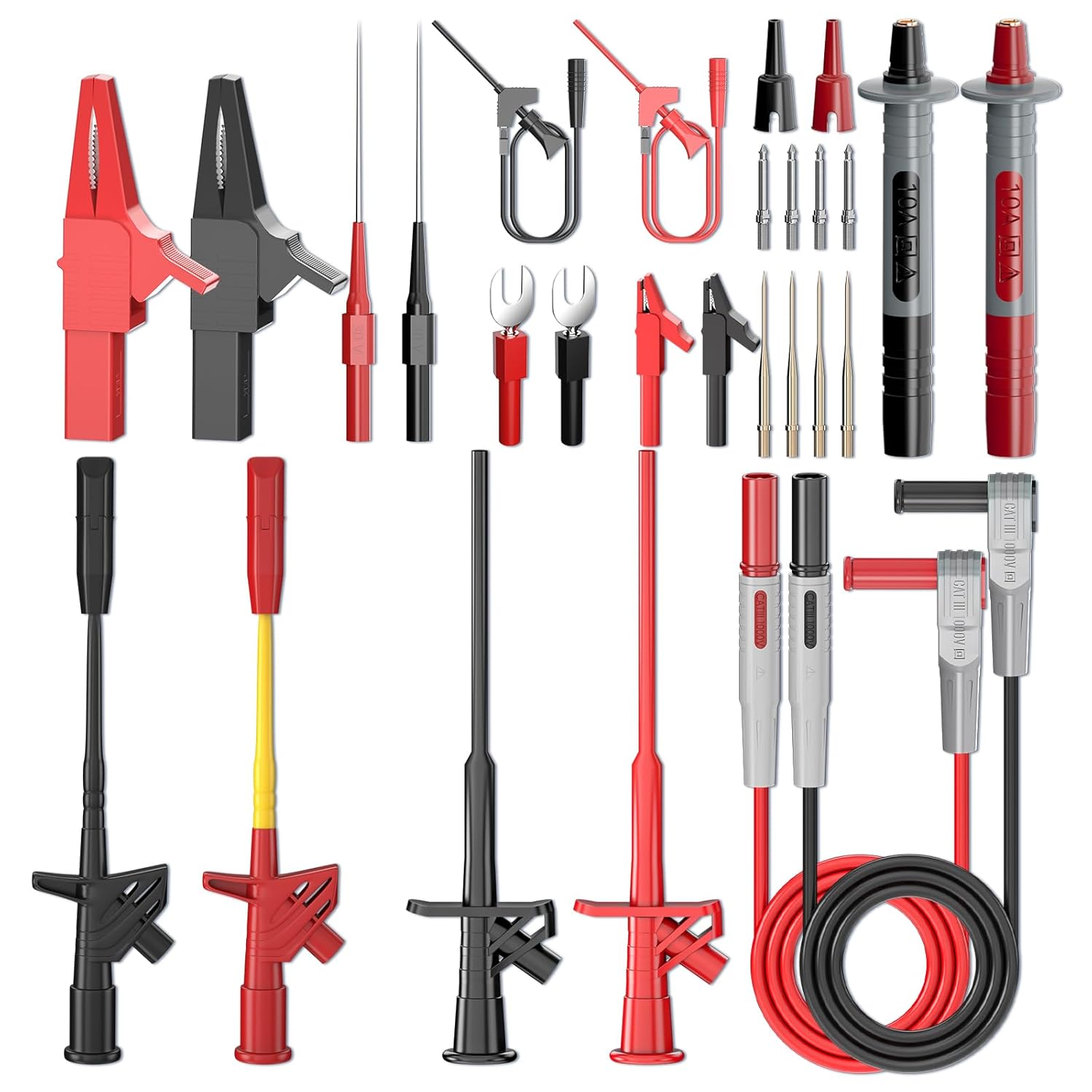 Goupchn 28PCS Multimeter Test Leads Kit for Precision Testing