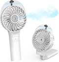 Portable Handheld Misting Fan - Foldable 3000mAh Battery Cooling