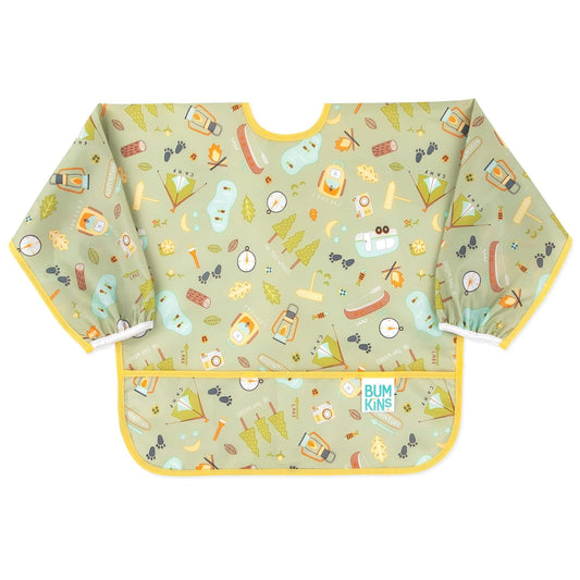 Bumkins Long Sleeve Bib for Mess-Free Eating