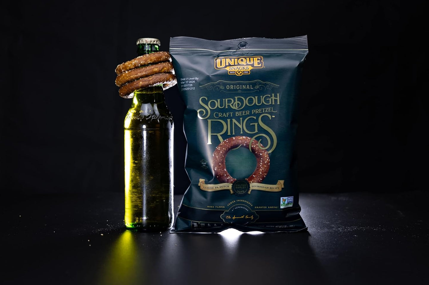 Sourdough Craft Beer Pretzel Rings - Unique Snacks Delight