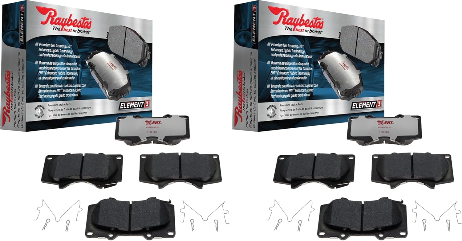 Raybestos Element3 EHTTM Brake Pad Set for Toyota 4Runner & Tacoma
