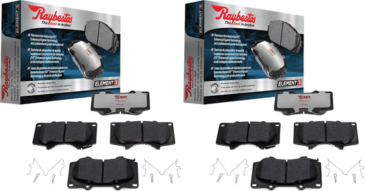 Raybestos Element3 EHTTM Brake Pad Set for Toyota 4Runner & Tacoma