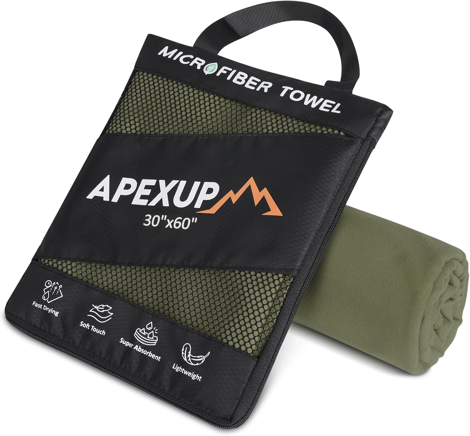 Ultra Absorbent Microfiber Towel - Quick Dry & Lightweight!