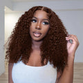 Chocolate Brown Bob Wig Human Hair 13x6 Frontal Lace Wig - Natural