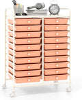 20 Drawer Rolling Cart Organizer - Mobile Craft & Office Storage