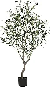 VIAGDO Artificial Olive Tree 4ft Tall for Home Office Decor