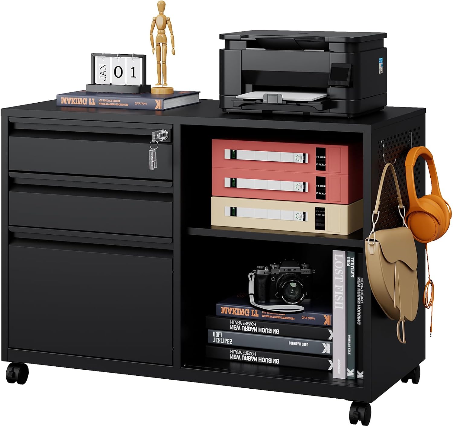 Secure Space Saver: NODHM 3-Drawer Cabinet