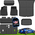 Floor Mats for Tesla Model Y 2020-2025 Full Set - All-Weather 9-Piece
