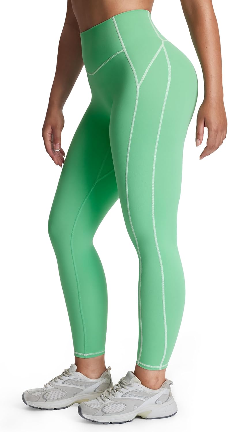 Aoxjox Workout Leggings for Women - High Waisted Fitness Pants