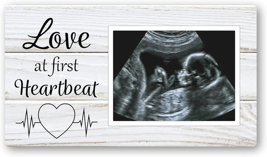 Rustic Sonogram Frame - New Mom Essential