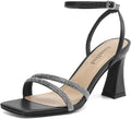 Heeled Sandals for Women Chunky Block 3 in Heels (Style QSRC)