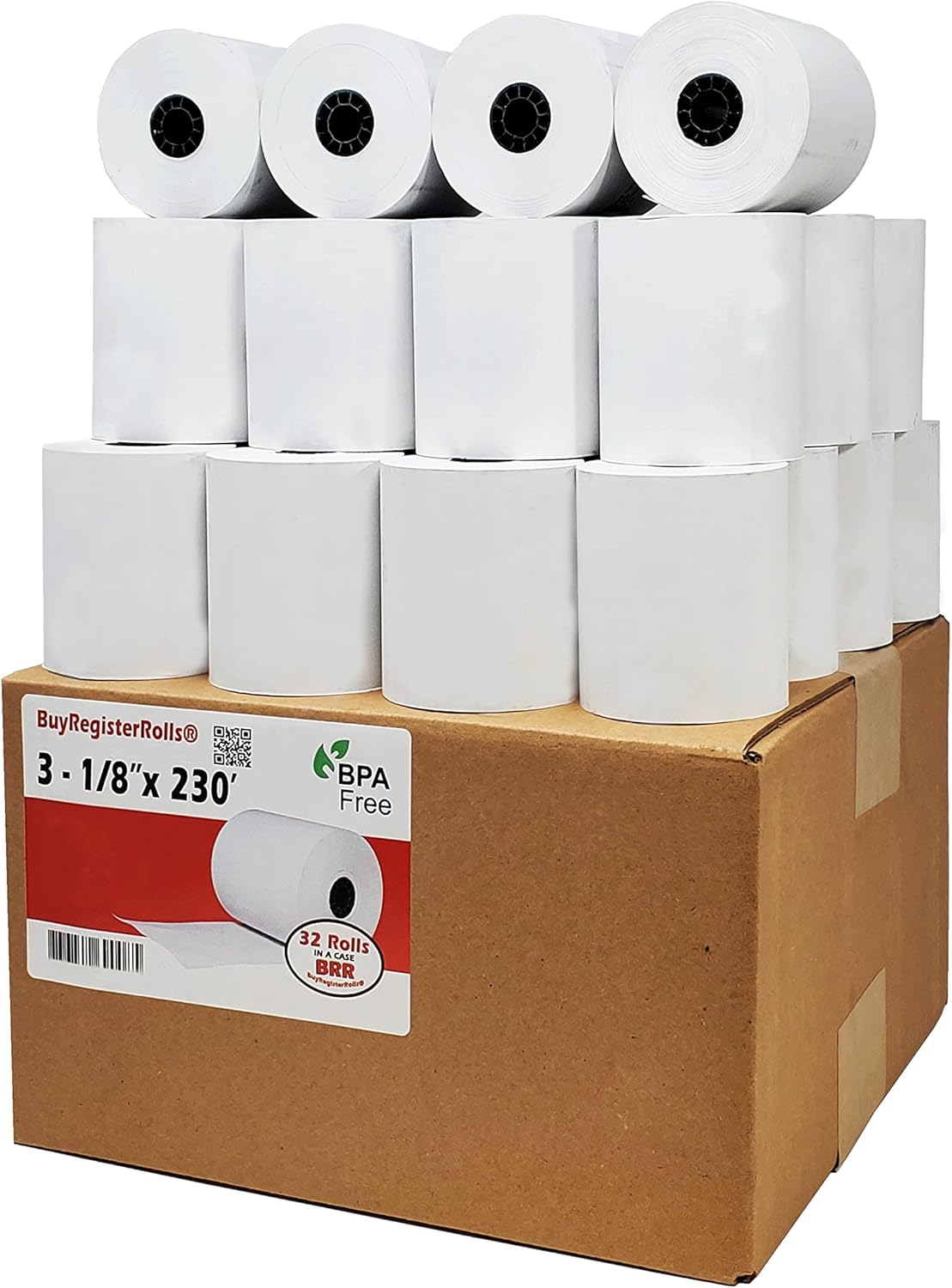 32 Rolls Thermal Paper for Clover & Star Printers