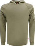 FR Hooded T Shirt for Men - 7.1oz Flame Resistant Work Hoodie