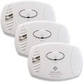Plug-In Carbon Monoxide Detector 3-Pack - Reliable Home CO Safety