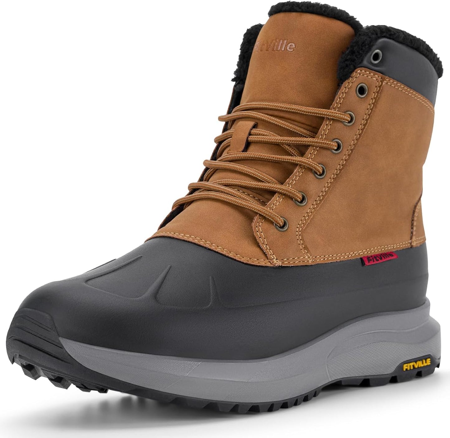 FitVille Men Wide Winter Boots for Comfort and Durability