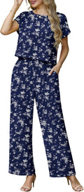 Lepunuo 2 Piece Summer Set for Women - Breathable Cap Sleeve Crop