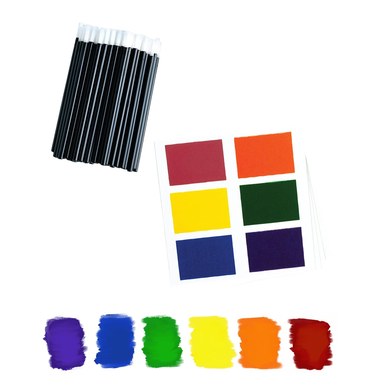 PYO Edible Paint Palettes 60 Pouch - Rainbow with Brushes