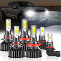 For DODGE RAM 1500 2500 3500 9005 H11 9145 Fog Light Bulbs - 6500K