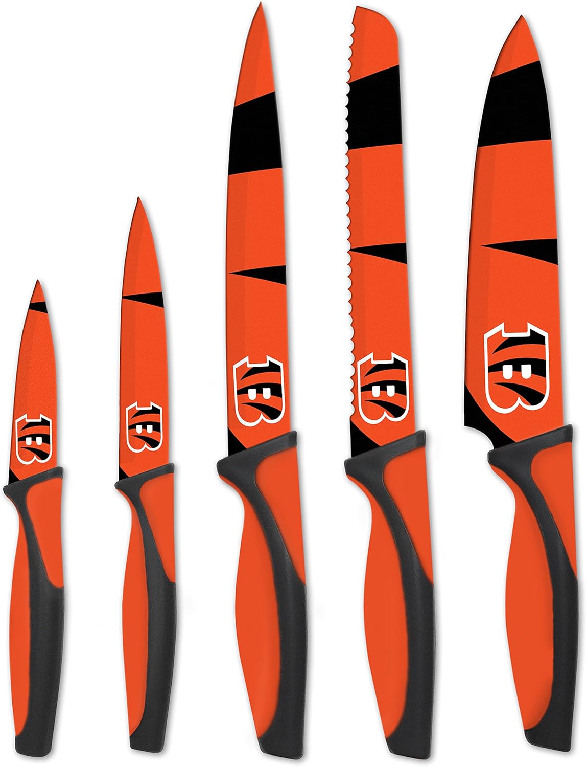 Cincinnati Bengals 5-Piece Kitchen Knife Set for Fans and Chefs