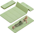 Foldable Yoga Mat for Travel, Non-Slip Pilates Exercise Mat