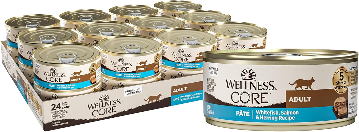 Wellness CORE Pate Adult Wet Cat Food - Protein-Rich Nutrition