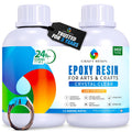 Craft Resin 34OZ Crystal Clear Epoxy Resin Kit for Art Projects