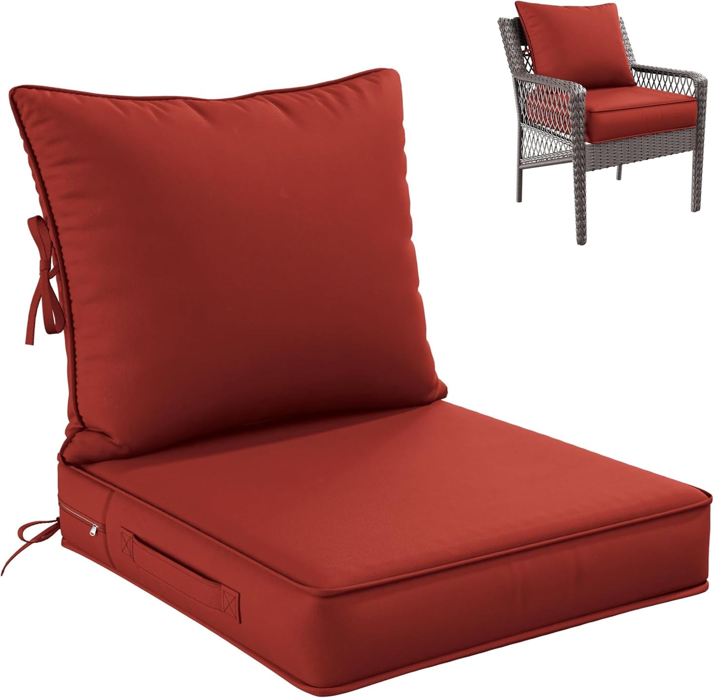 Premium Outdoor Seat Cushion Set for Deep Seating Comfort